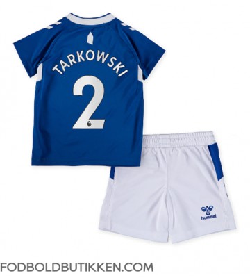 Everton James Tarkowski #2 Hjemmebanetrøje Børn 2022-23 Kortærmet (+ Korte bukser)